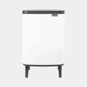 Brabantia BO Mülleimer HI 12 l Weiß