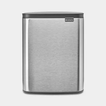 Brabantia BO Mülleimer 12 Liter Mattstahl Fingerabdruckfest