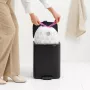 Brabantia Bo Pedal Bin 12 Liter Matt Schwarz (238000)