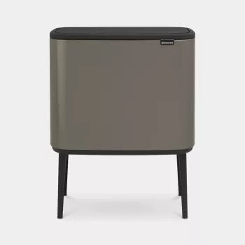 Brabantia Bo Touch Bin 34 L Rechteckig Platin Kunststoff