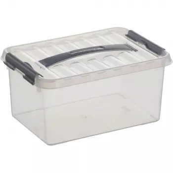 Sunware Q-line Storage Box 6.0 L Transparent 30.0 x 20.0 x 14.0 cm