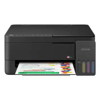 Epson EcoTank L3310 Multifunktions-Tintentankdrucker - Farbe - A4 - Drucken, Scannen, Kopieren - USB 2.0 - Bis zu 33 Seiten/min (Entwurf Schwarz) - 5760 x 1440 DPI - 3 pl - Manueller Duplex - 100 Blatt Zufuhr - 4,1 kg
