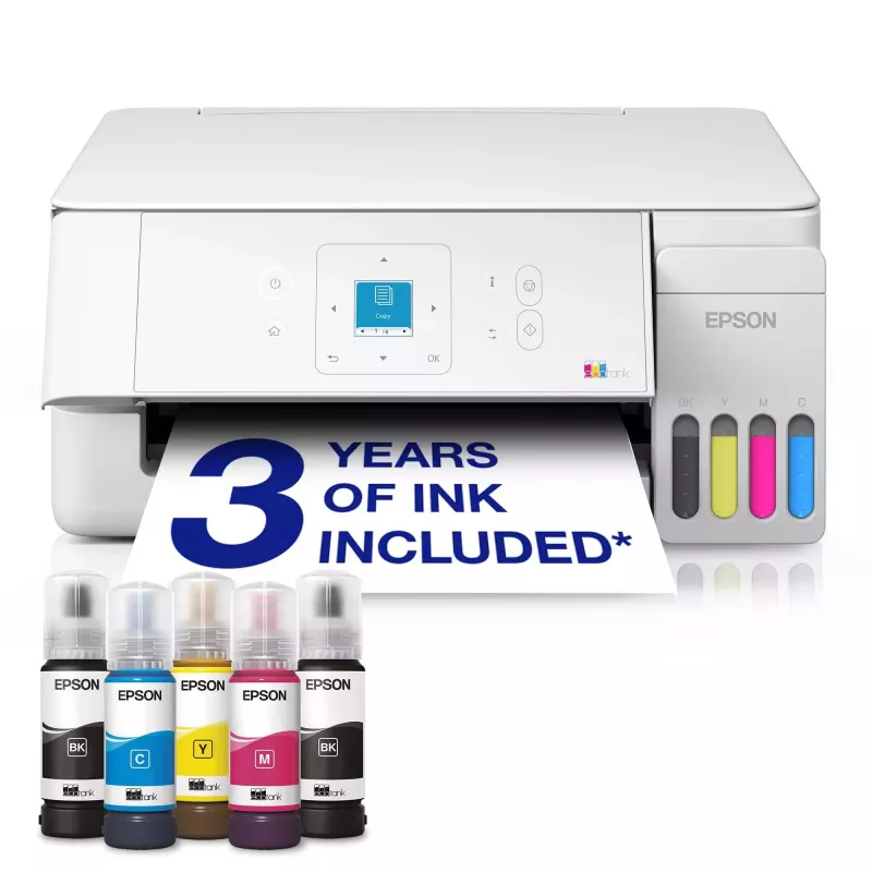 Epson EcoTank L3366 Multifunktionsdrucker Farbe A4 33ppm WLAN LCD 3,7cm Weiß