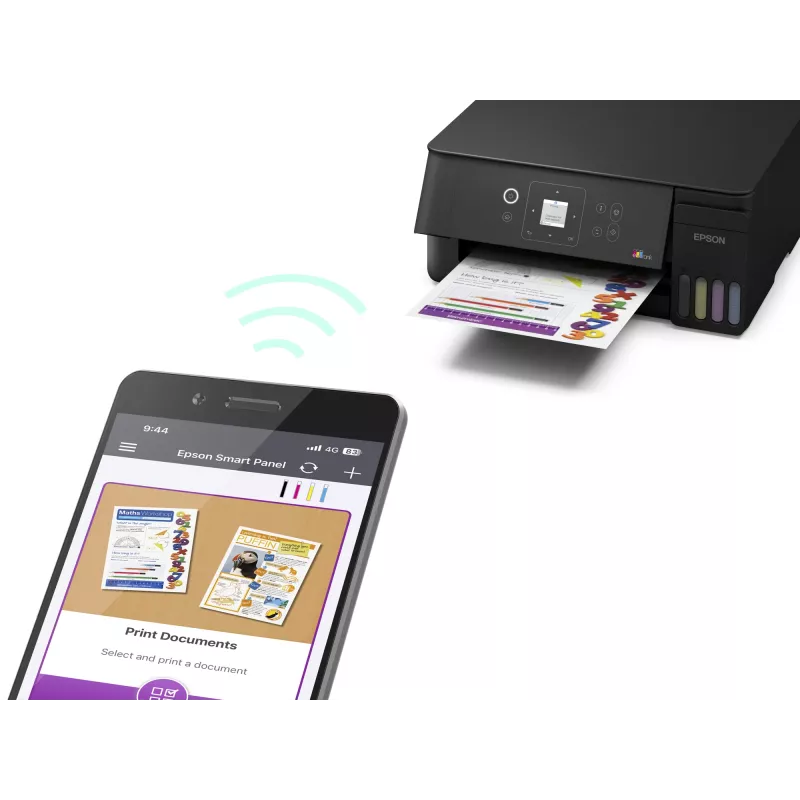 Epson EcoTank L3361 Multifunktions-Tintenstrahldrucker - Farbe - A4 - 33 ppm (Entwurf) - Wi-Fi - USB - Schwarz
