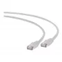 Gembird PP6A-LSZHCU-0.5M Cat6a SFTP LSZH Patchkabel, RJ45, 0,5 m, Grau