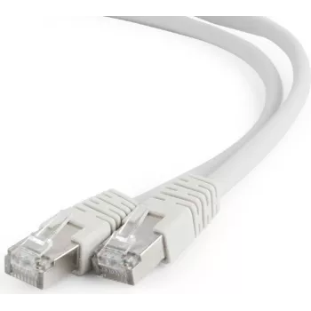 GEMBIRD PP6A-LSZHCU-5M Cat6A SFTP LSZH Patchkabel RJ45 Stecker auf RJ45 Stecker 5m Grau