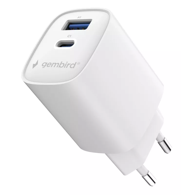 Gembird TA-UC-1A1C-PD45-01-W 45W USB-C PD Netzteil Weiß