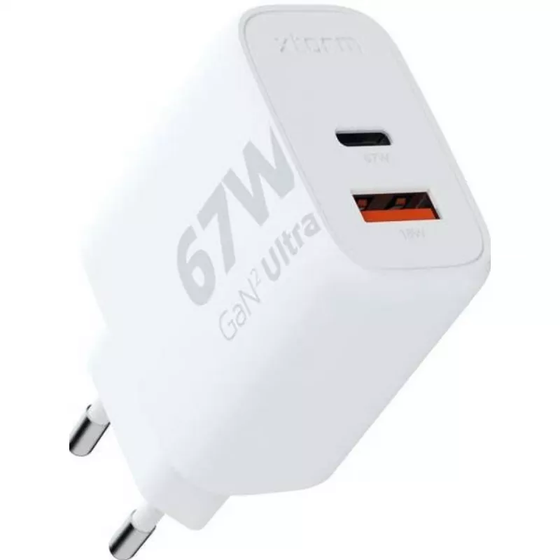 XTORM GaN Charger 67W White GRS Certified XEC067