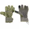 STEALTH GEAR Handschuhe Größe M - Schwarz, Vollfinger mit umklappbaren Kuppen, Touchscreen-kompatibel, winddicht & wasserabweisend