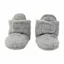Lodger Fleece Drizzle Baby Booties mit rutschfester Sohle Grau 6-12 Monate