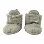 Lodger Polar Fleece Baby Slipper Booties mit rutschfester Sohle, Salbeigrün (Elm), 6-12 Monate