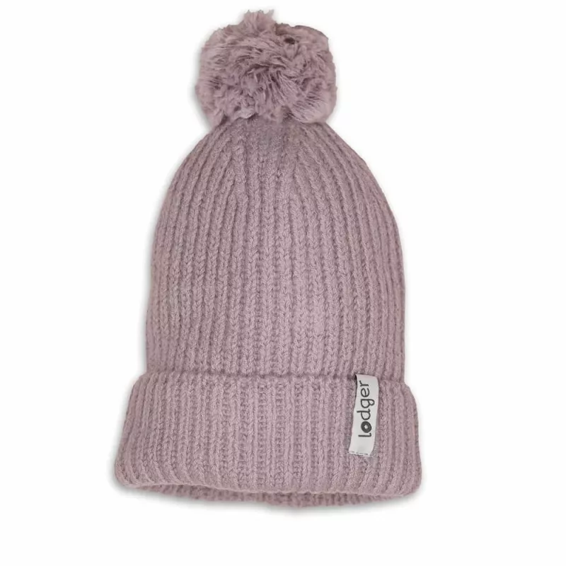 Lodger 100% Merino Wolle Baby-Mütze Rosarot 6-12 Monate
