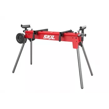 SKIL Work Table Stand 1300AA - Massive Holzwerkbank mit 2 Schubladen und Lochwand, 200 kg Tragfähigkeit