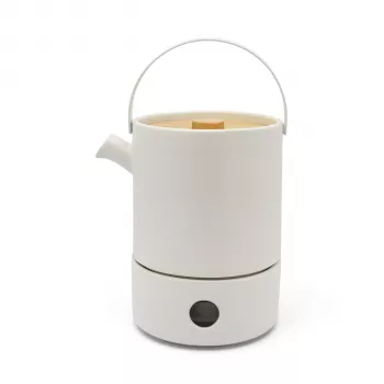 Bredemeijer Umea Teeset 1,2L Weiß mit Stövchen 142010