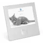 Zilverstad Katze 15x10 Metall Porträt Dekorative Plakette 6917231