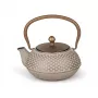 Bredemeijer Jiangxi 0,7L Gusseisen-Teekanne Beige mit Edelstahl-Teefilter 153203