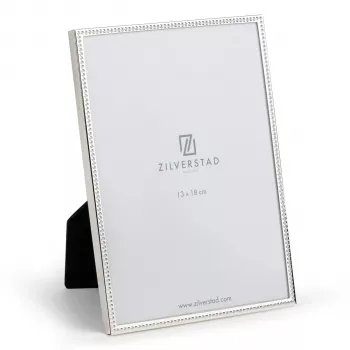 Zilverstad Sweet Memory 13x18 Pearl Edge Metal Glossy Photo Frame Silver 7154231