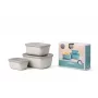 Mepal Cirqula Multi Bowl Set 3-teilig, Nordic White