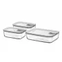 Mepal Easy Clip Food Storage Container Set 3-Piece, Nordic Sage