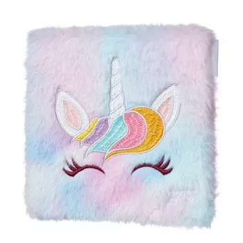 Souza! Kinder-Lidschattenpalette mit Spiegel im flauschigen Einhorn-Etui, 9 Farbtöne