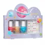 SOUZA! Galaxy Kinder-Nagellack-Set - 3 wasserbasierte, peel-off Nagellacke mit Stickern