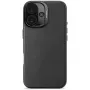 Decoded Leather Backcover für Apple iPhone 16 - Schwarz