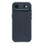 Decoded Leather Backcover für iPhone 17 Air mit MagSafe - Navy Shadow