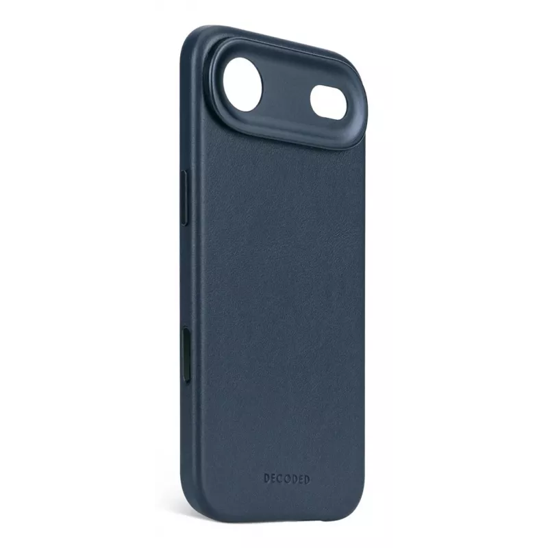 Decoded Leather Backcover für iPhone 17 Air mit MagSafe - Navy Shadow