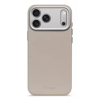Decoded Leder-Rückseitenhülle für iPhone 17 Pro Max MagSafe-kompatibel Solid Clay