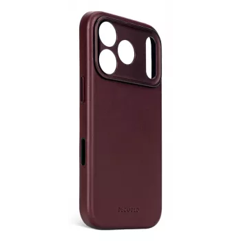 Decoded Leather Backcover für iPhone 17 Pro Max mit MagSafe - Dark Ruby
