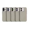 Decoded AntiMicrobial Silicone Back Cover für iPhone 17 MagSafe-kompatibel Soft Taupe