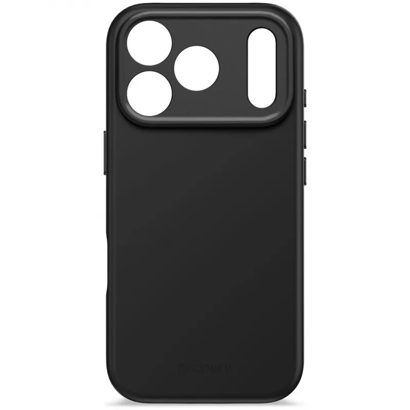 Decoded AntiMicrobial Silicone Back Cover für iPhone 17 Pro mit MagSafe (Phantom Black)