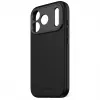 Decoded AntiMicrobial Silicone Back Cover für iPhone 17 Pro mit MagSafe (Phantom Black)