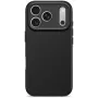 Decoded AntiMicrobial Silicone Back Cover für iPhone 17 Pro mit MagSafe (Phantom Black)