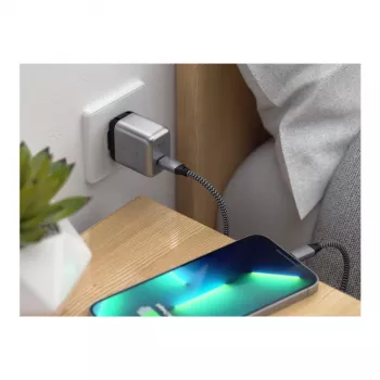 Satechi 20W USB-C PD Wall Charger, Black/Grey