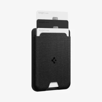 SPIGEN Urban Fit Wallet MagSafe Magnetic Card Holder für Galaxy S Schwarz