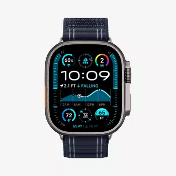 SPIGEN WBF0 Armband für Apple Watch 8/9/10/11/SE/Ultra (44/45/46/49 mm), Navy