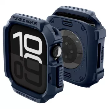Spigen Rugged Armor V2 Apple Watch 42mm Case Navy Blue