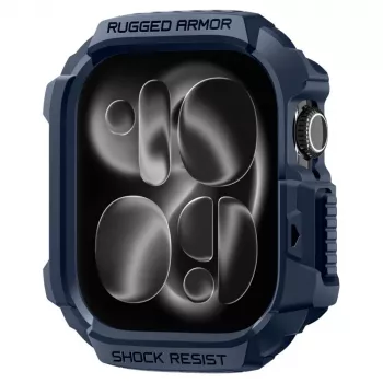 Spigen Rugged Armor V2 Apple Watch 42mm Case Navy Blue