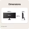 LG 34U601B-B.AEUQ 34-Zoll UltraWide WQHD 1800R Curved IPS Monitor, 120Hz, HDR10, AMD FreeSync Premium