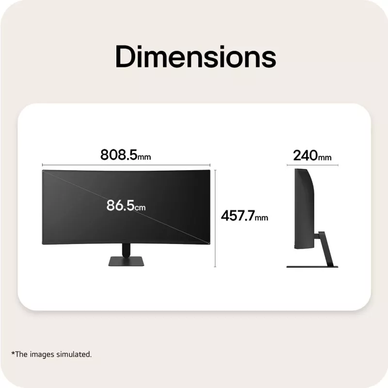 LG 34U601B-B.AEUQ 34-Zoll UltraWide WQHD 1800R Curved IPS Monitor, 120Hz, HDR10, AMD FreeSync Premium