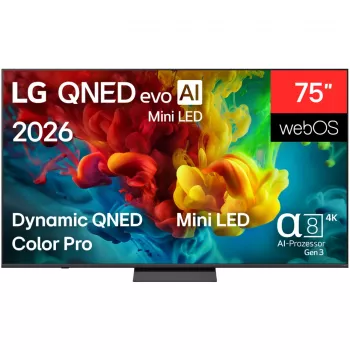LG 75QNED83B6A 75-Zoll QNED MiniLED 4K Smart TV (2026)