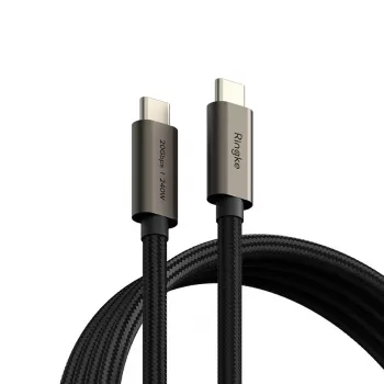 RINGKE USB 3.2 Gen 2x2 Type-C Kabel PD 240W 200cm Schwarz