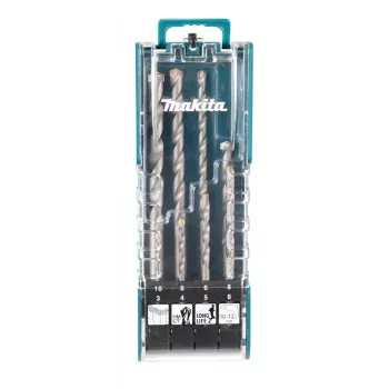 Makita E-15861 SDS-Plus Hammerbohrer-Bitset 8-teilig, Hartmetall bestückt