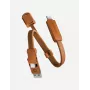 ENERGEA Sheath Key 2-in-1 USB-C auf USB-C/USB-A Kabel 15cm Orange