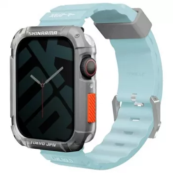 Skinarma Shokku Apple Watch Armband 45/44/42mm Blau