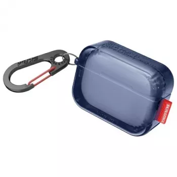 SKINARMA Saido Protective Case für AirPods Pro 2. Generation - Dunkelblau