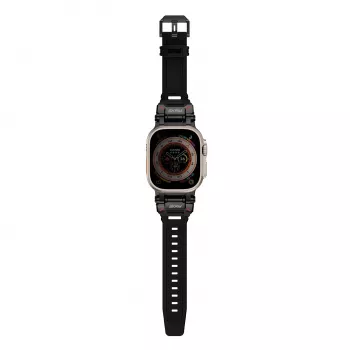 Skinarma Titon Apple Watch Ultra 49mm Armband Schwarz