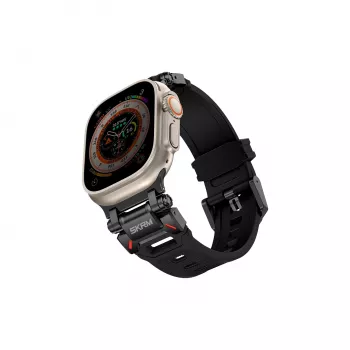 Skinarma Titon Apple Watch Ultra 49mm Armband Schwarz