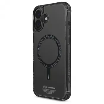 SKINARMA Saido Case für Apple iPhone 16 6,1 Zoll Magnetic Charging Schwarz